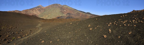 Trail to Mount Teide and Pico Viejo