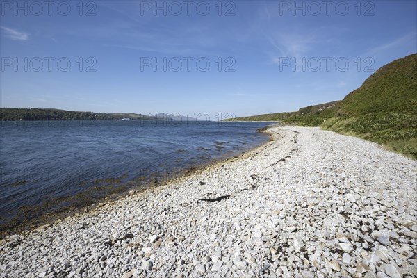 Shingle beach at Sound of Islay