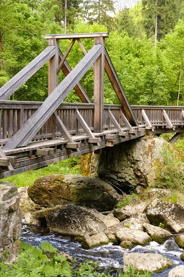 Teufelssteg over river Selbitz