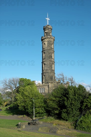 Calton Hill with Nelson Monument