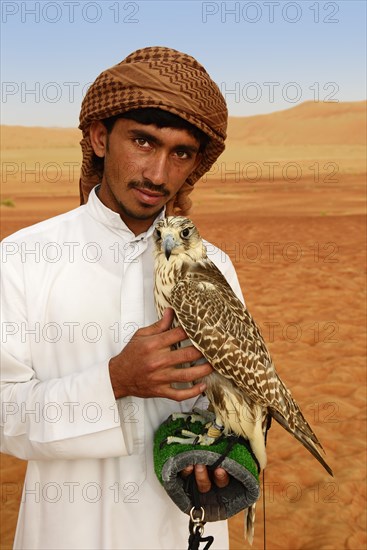 Falconer with Falcon