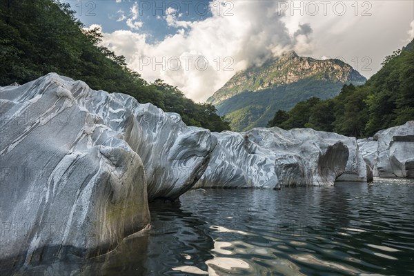 The Verzasca mountain river