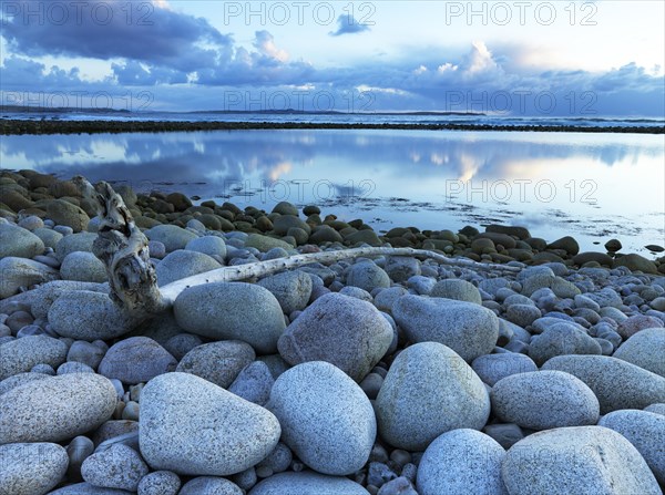 Granite stones on coast