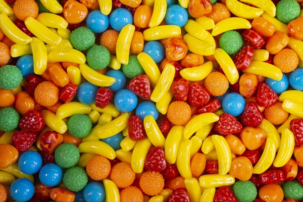 Colourful sweets