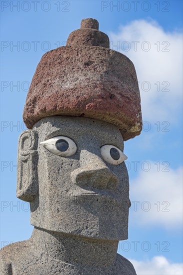 Moai in the Ahu Tahai Complex