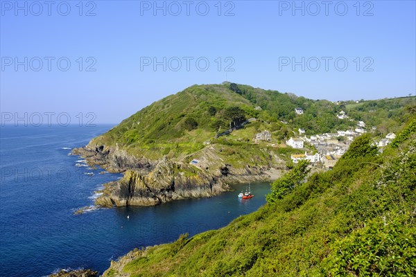 Rocky coast on the English Channel