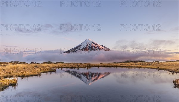 Reflection in Pouakai Tarn lake