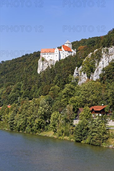 The Altmuhl River and Prunn Castle. Riedenburg