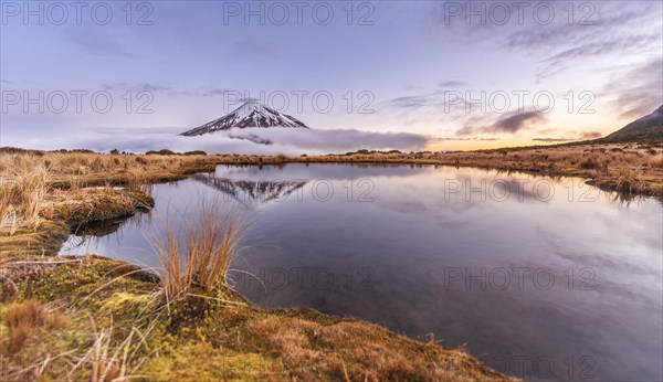 Reflection in Pouakai Tarn lake