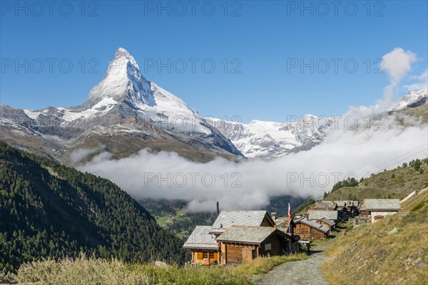 Snow-covered Matterhorn