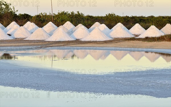 Raised salt cones