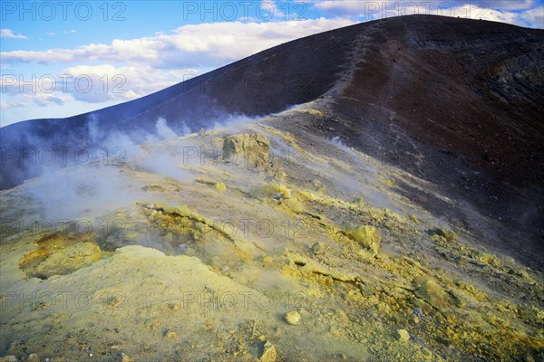 Sulphur and fumarole smoke