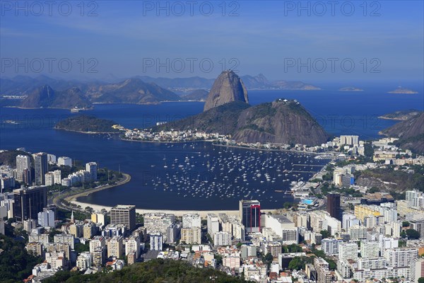 View of the city and Sugar Loaf Mountain