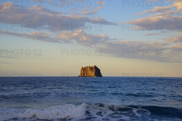Cliff island Strombolicchio
