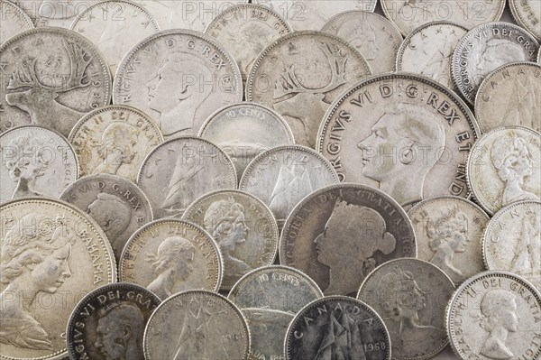 Old silver coins