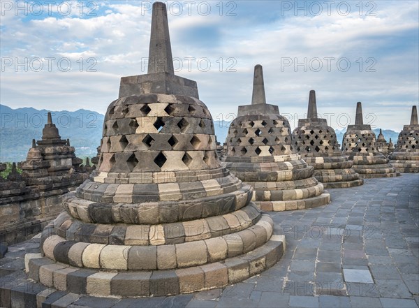 Temple complex Borobudur