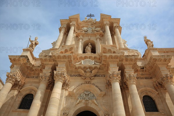 Facade of the Cathedral Santa Maria delle Colonne