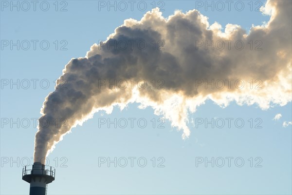 Smoke from an industial chimney