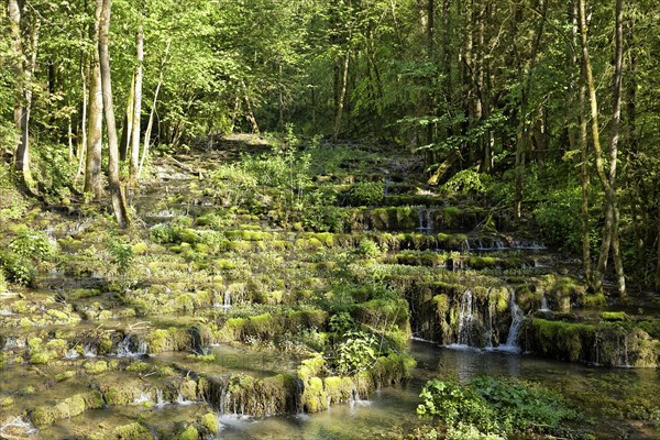 Travertine terraces