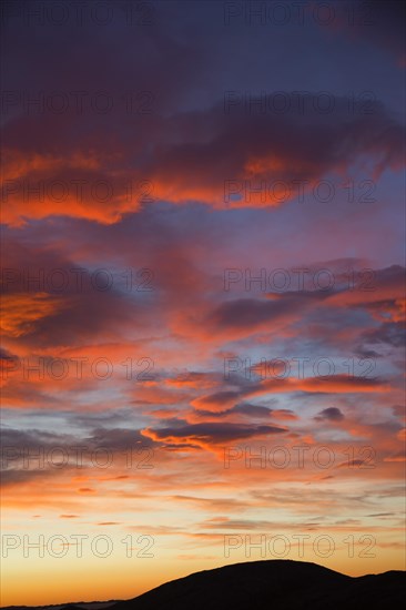 Evening Sky behind the Arctic Circle