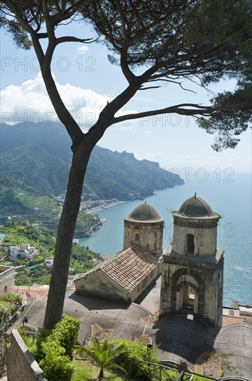 View of coast and sea