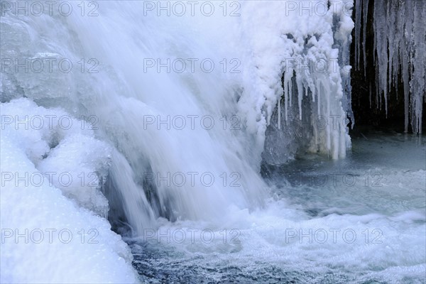 Icy waterfall