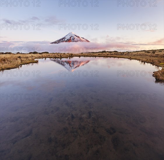 Reflection in Pouakai Tarn lake