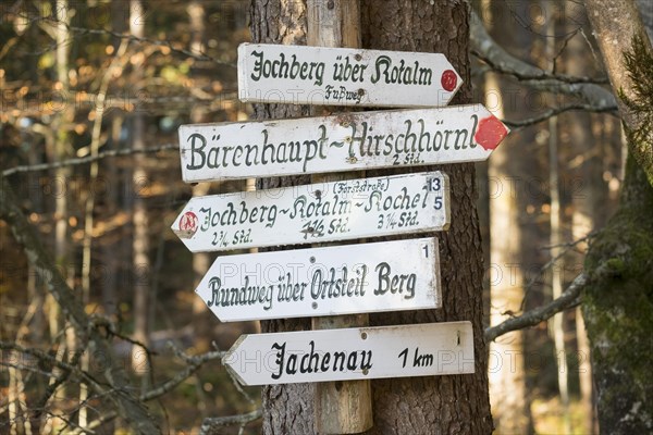 Signposts for trails