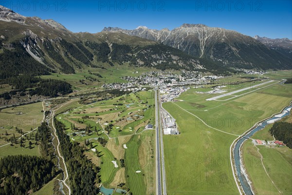 Samedan aerodrome am Inn