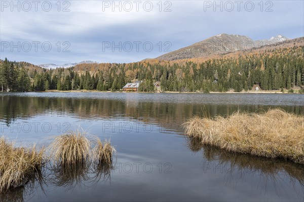 Lake Prebersee in autumn