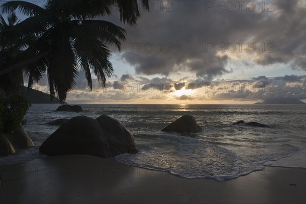 Sunset on the beach