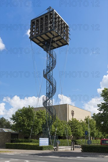 Modern church tower with 48 bells