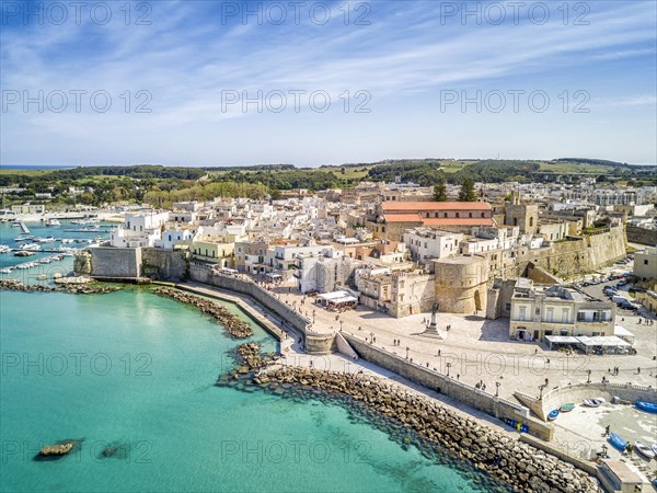 View with historic Aragonese castle