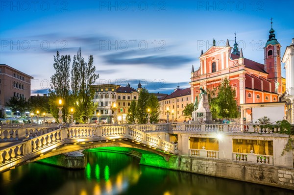 Tromostovje in the city center