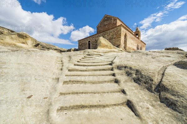 Stairs leading to 10th century Christian Prince's basilica