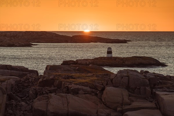 Archipelago landscape with lighthouse