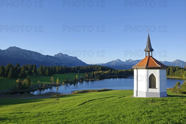 Chapel on the Hegratsrieder Lake