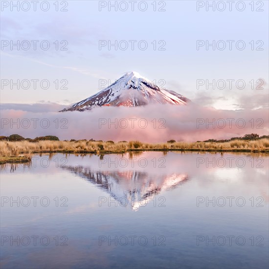 Reflection in Pouakai Tarn lake