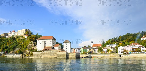 Castle Veste Oberhaus and Niederhaus and Ilzstadt