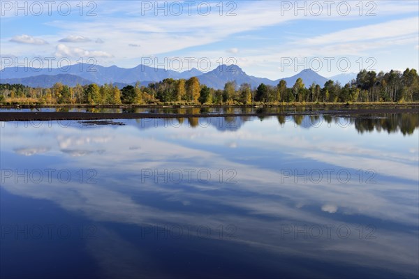 Moorsee with cloud reflection