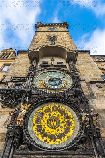 Astronomical clock on Town Hall Tower