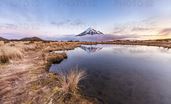 Reflection in Pouakai Tarn lake