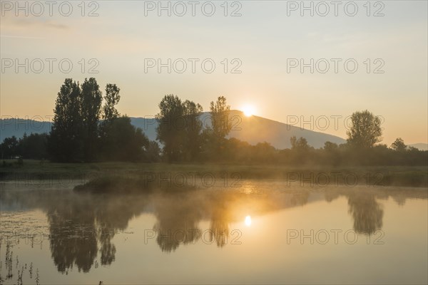 Sunrise at the Zirknitz Lake