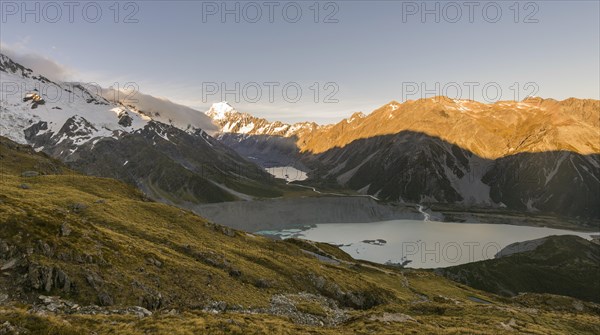 View of Glacier Lake Mueller Lake