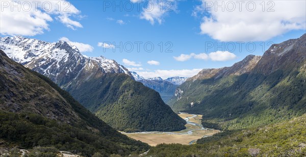 View on the Routeburn Flats