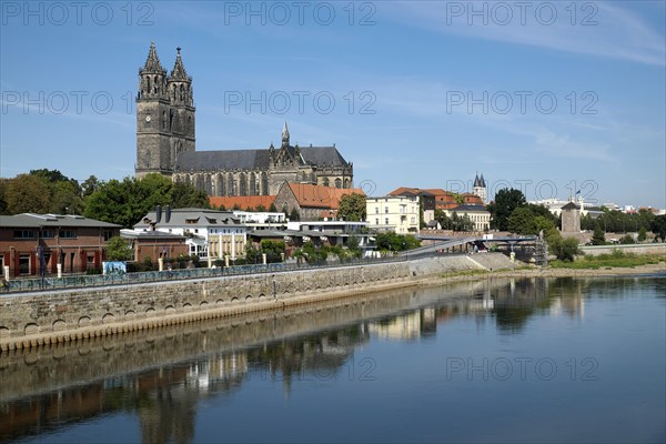 Magedeburg Cathedral on the Elbe