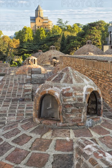 Sulphur bath cupola and Metheki Church