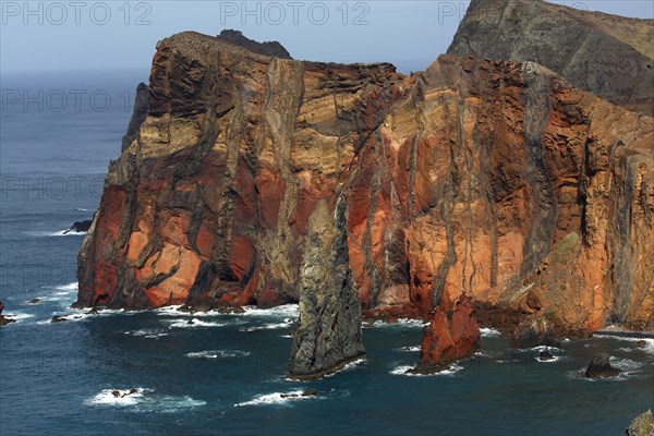 Rocky coast at Capo La Punta de San Lorenzo