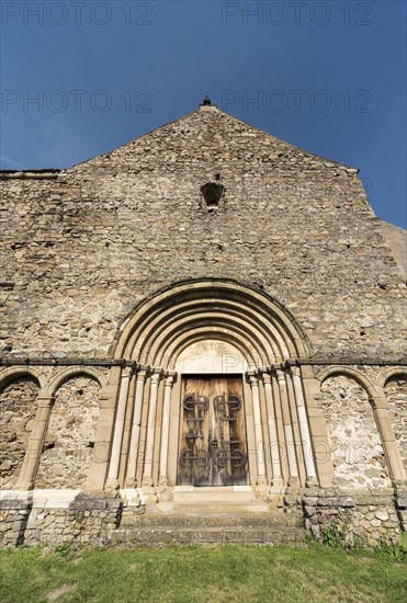 Main Door of Fortified Evangelical Church in Cisnadioara near Sibiu