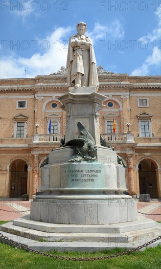 Statue of Count Giacomo Leopardi